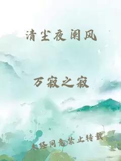 清尘夜阑风